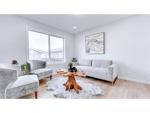 5324 Martin Crossing Drive Ne, Calgary, AB - Indoor Photo Showing Living Room