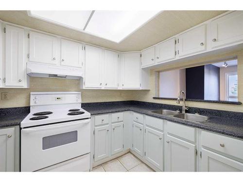 403-3747 42 Street Nw, Calgary, AB - Indoor Photo Showing Kitchen With Double Sink