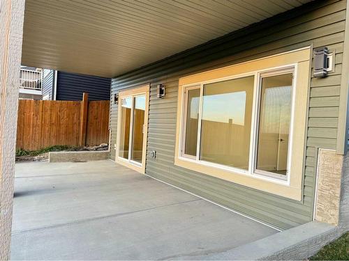 3 Lakewood Mews, Strathmore, AB - Outdoor With Deck Patio Veranda With Exterior