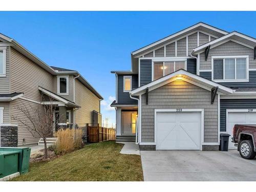 223 Willow Place, Cochrane, AB - Outdoor With Facade