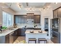 169 Cranarch Common Se, Calgary, AB  - Indoor Photo Showing Kitchen With Double Sink With Upgraded Kitchen 