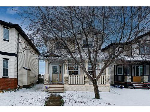 107 Arbour Meadows Close Nw, Calgary, AB - Outdoor With Deck Patio Veranda With Facade