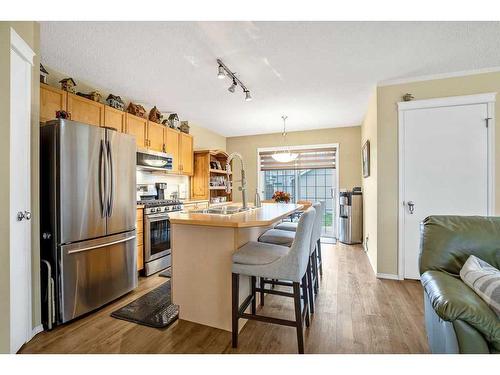 144 Prestwick Avenue Se, Calgary, AB - Indoor Photo Showing Kitchen With Stainless Steel Kitchen