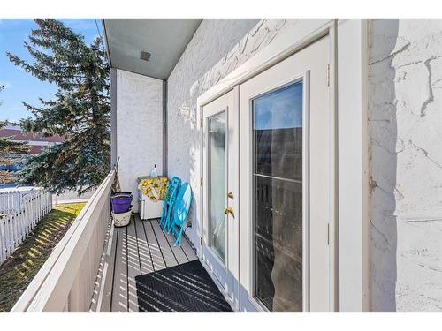 1-455 Huntsville Crescent Nw, Calgary, AB - Outdoor With Deck Patio Veranda With Exterior