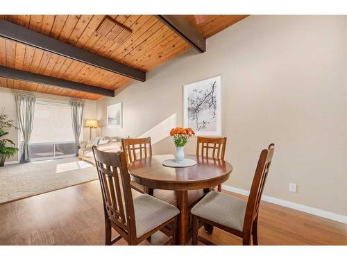 105-7416 Hunterview Drive Nw, Calgary, AB - Indoor Photo Showing Dining Room