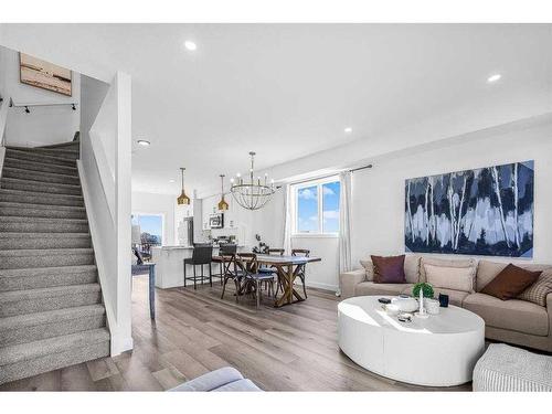 39-29 Cornerstone Row Ne, Calgary, AB - Indoor Photo Showing Living Room