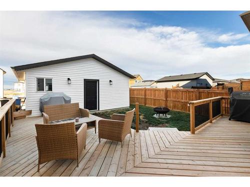 244 Ellen Way, Crossfield, AB - Outdoor With Deck Patio Veranda With Exterior