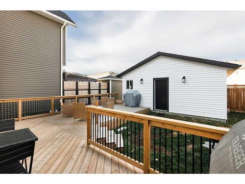 244 Ellen Way, Crossfield, AB - Outdoor With Deck Patio Veranda With Exterior