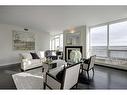 2113-222 Riverfront Avenue Sw, Calgary, AB  - Indoor Photo Showing Living Room 