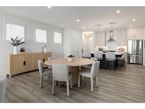 135 Sage Meadows View Nw, Calgary, AB - Indoor Photo Showing Dining Room