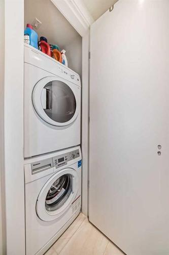 1102-1025 5 Avenue Sw, Calgary, AB - Indoor Photo Showing Laundry Room