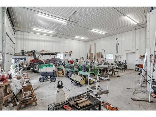 610107 184 Street East, Rural Foothills County, AB - Indoor Photo Showing Garage