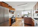 35-4915 8 Street Sw, Calgary, AB  - Indoor Photo Showing Kitchen With Stainless Steel Kitchen With Double Sink With Upgraded Kitchen 