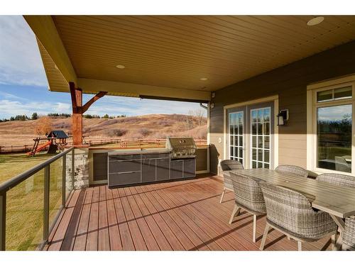 354015 Meridian Street, Rural Foothills County, AB - Outdoor With Deck Patio Veranda With Exterior