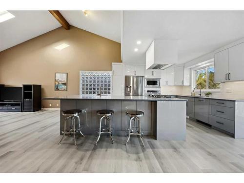 56 Woodfern Way Sw, Calgary, AB - Indoor Photo Showing Kitchen With Upgraded Kitchen