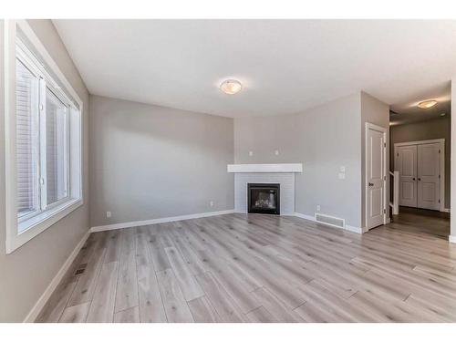 48 Nolanhurst Crescent Nw, Calgary, AB - Indoor Photo Showing Living Room With Fireplace