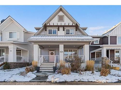 258 Vista Drive, Crossfield, AB - Outdoor With Deck Patio Veranda With Facade