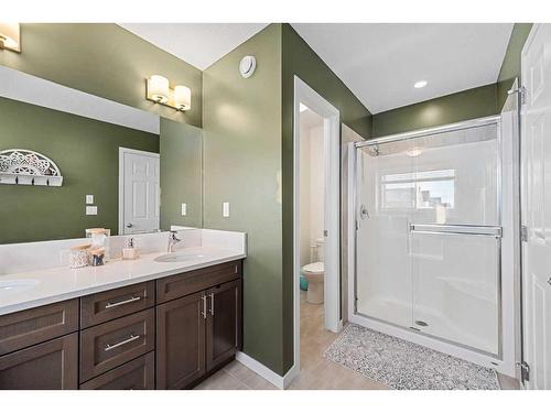 258 Vista Drive, Crossfield, AB - Indoor Photo Showing Bathroom