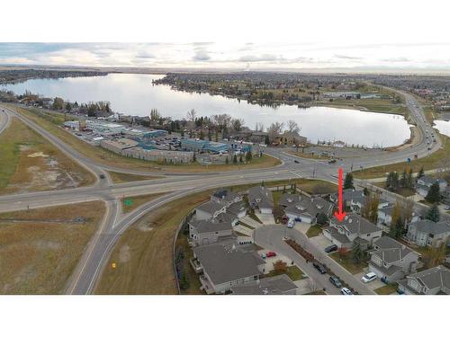 144 Cove Rise, Chestermere, AB - Outdoor With Body Of Water With View