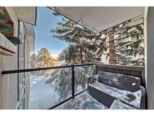 203-516 Cedar Crescent Sw, Calgary, AB - Outdoor With Balcony With Exterior