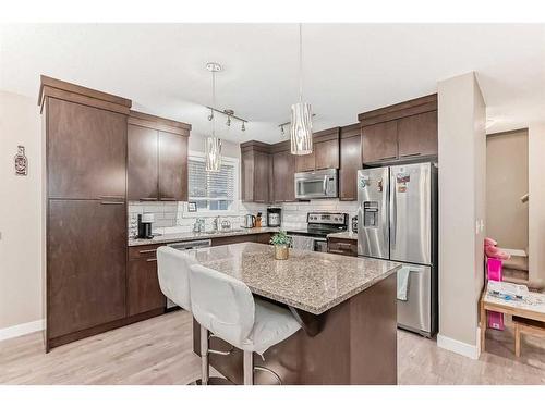 811 Skyview Ranch Grove Ne, Calgary, AB - Indoor Photo Showing Kitchen With Stainless Steel Kitchen With Upgraded Kitchen