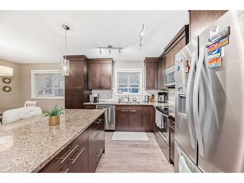 811 Skyview Ranch Grove Ne, Calgary, AB - Indoor Photo Showing Kitchen With Stainless Steel Kitchen With Upgraded Kitchen