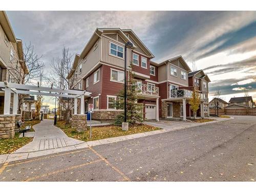 811 Skyview Ranch Grove Ne, Calgary, AB - Outdoor With Balcony With Facade