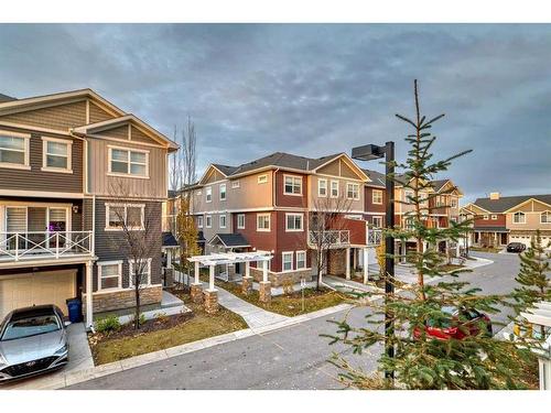 811 Skyview Ranch Grove Ne, Calgary, AB - Outdoor With Balcony With Facade