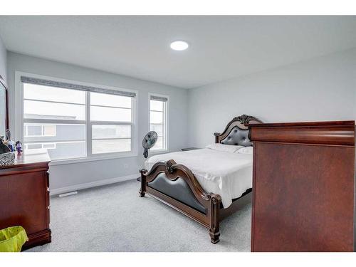 673 Corner Meadows Way Ne, Calgary, AB - Indoor Photo Showing Bedroom