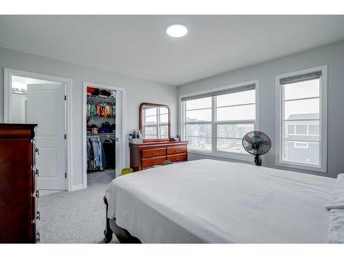 673 Corner Meadows Way Ne, Calgary, AB - Indoor Photo Showing Bedroom