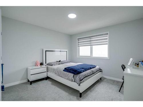 673 Corner Meadows Way Ne, Calgary, AB - Indoor Photo Showing Bedroom