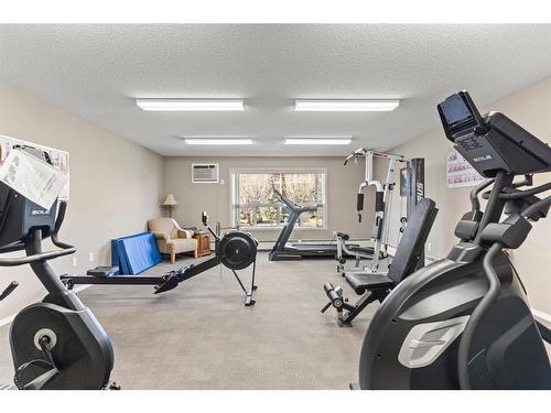 3128-3000 Millrise Point Sw, Calgary, AB - Indoor Photo Showing Gym Room