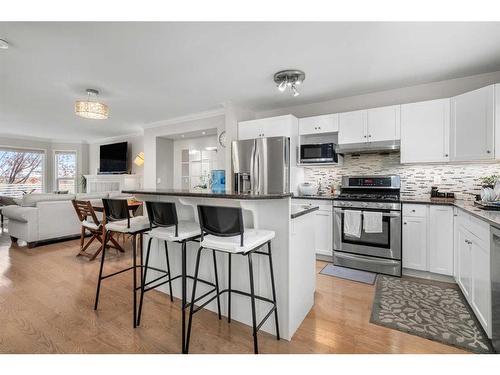 63 Cramond Green Se, Calgary, AB - Indoor Photo Showing Kitchen With Stainless Steel Kitchen With Upgraded Kitchen