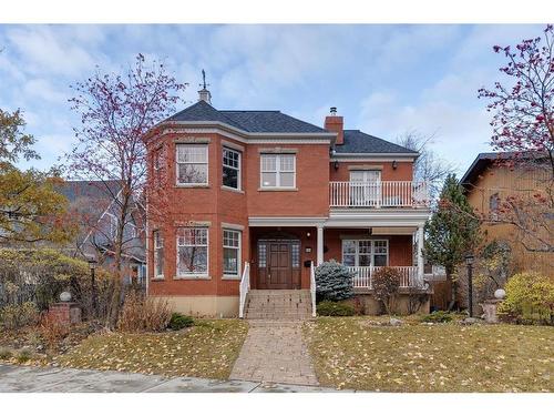 524 Crescent Road Nw, Calgary, AB - Outdoor With Balcony With Deck Patio Veranda With Facade