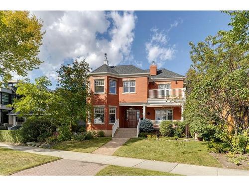 524 Crescent Road Nw, Calgary, AB - Outdoor With Balcony With Facade