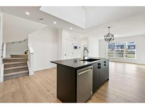 214 Marmot Walk Nw, Calgary, AB - Indoor Photo Showing Kitchen With Upgraded Kitchen