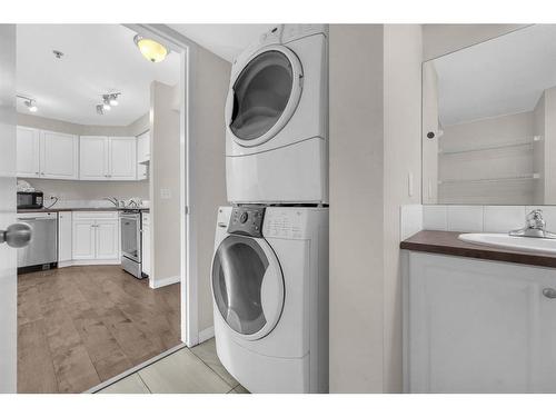 213-2000 Applevillage Court, Calgary, AB - Indoor Photo Showing Laundry Room