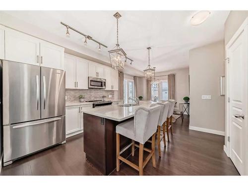 146 Auburn Meadows Walk Se, Calgary, AB - Indoor Photo Showing Kitchen With Upgraded Kitchen