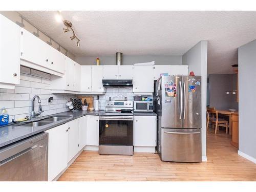 360 Abinger Crescent Ne, Calgary, AB - Indoor Photo Showing Kitchen With Double Sink