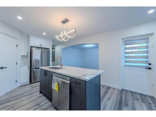 12739 Coventry Hills Way Ne, Calgary, AB - Indoor Photo Showing Kitchen With Double Sink