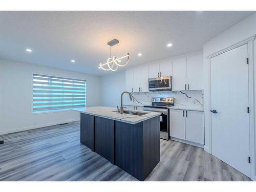 12739 Coventry Hills Way Ne, Calgary, AB - Indoor Photo Showing Kitchen With Double Sink With Upgraded Kitchen