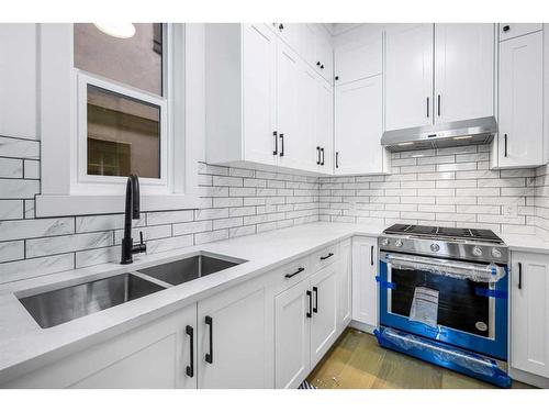 4516 87Avenue Ne Avenue Ne, Calgary, AB - Indoor Photo Showing Kitchen With Double Sink With Upgraded Kitchen