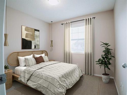 207 Cranberry Way Se, Calgary, AB - Indoor Photo Showing Bedroom