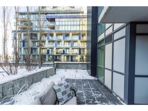 303-550 Riverfront Avenue Se, Calgary, AB - Outdoor With Balcony