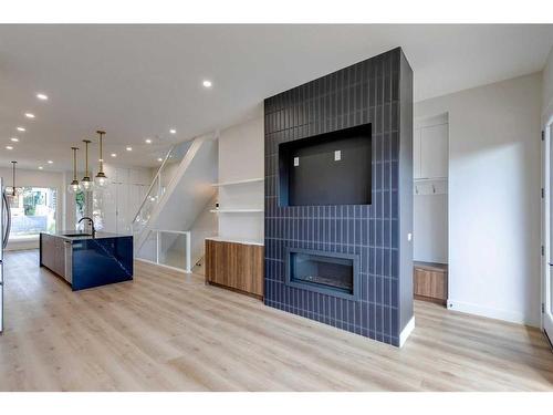 2309 21 Avenue Sw, Calgary, AB - Indoor With Fireplace