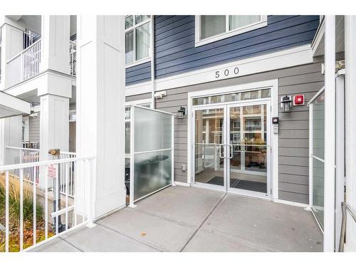 305-500 Auburn Meadows Common Se, Calgary, AB - Outdoor With Balcony With Exterior