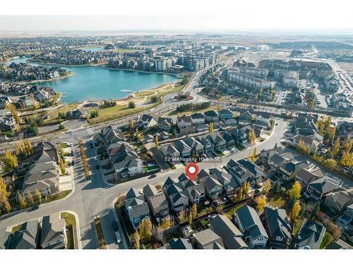 52 Mahogany Heath Se, Calgary, AB - Outdoor With Body Of Water With View