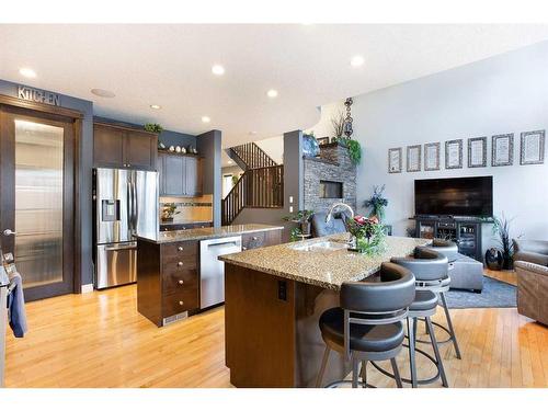 52 Mahogany Heath Se, Calgary, AB - Indoor Photo Showing Kitchen With Stainless Steel Kitchen With Upgraded Kitchen