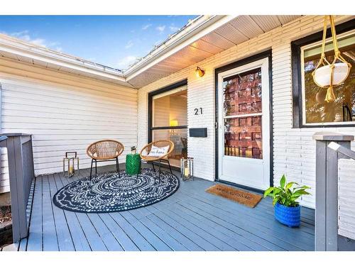 21 Holden Road Sw, Calgary, AB - Outdoor With Deck Patio Veranda With Exterior