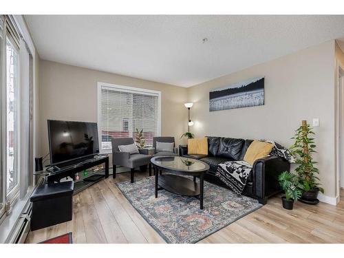 102-7110 80 Avenue Ne, Calgary, AB - Indoor Photo Showing Living Room